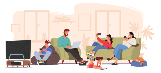 parent support program header clipart