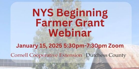 NYS Beginning Farmer Grant Webinar 01 2025