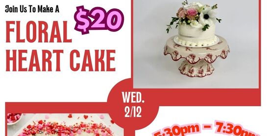 Heart Shaped Cake Class 