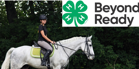 4-H Trail Riding Program Spring 2025 Flyer