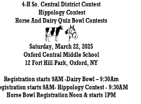 So Central 4-H Contests