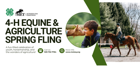 Metropolitan Equestrian 4-H Equine & Agriculture Spring Fling