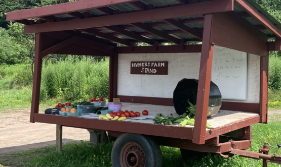 Creek-Crest Holsteins home farm stand 