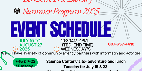 Berkshire Library Summer Program- Color your World 2025