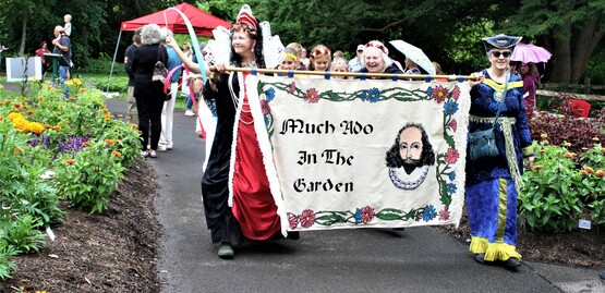 Costume parade at Much Ado