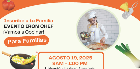 iron chef flyer spanish