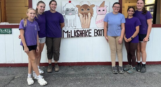 milkshake booth staff 2024