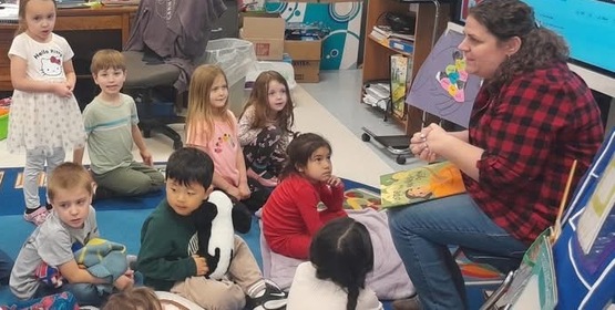 Ag Lit Week book reading.