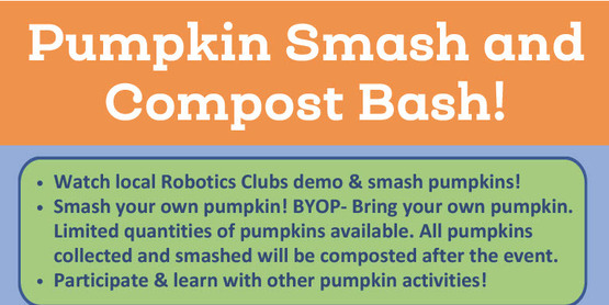 Pumpkin Smash, Compost Bash 2025