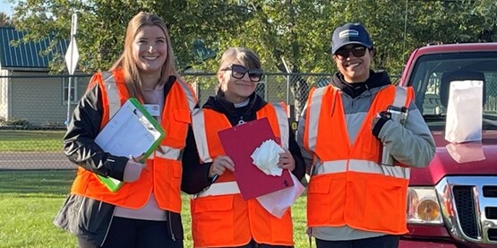 Alison, Simone, and Toni at HHW Collection Event Fall 2025