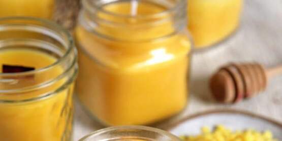 beeswax candle