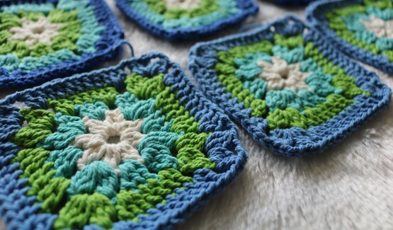 Croche squares.