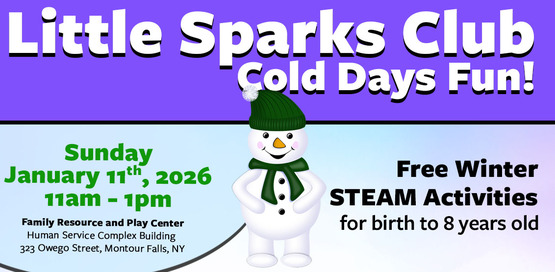 Little Sparks Cold Days Fun Banner