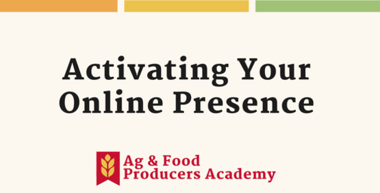 Activating Your Online Presence