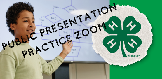 4-H Public Presentation Practice Zoom
