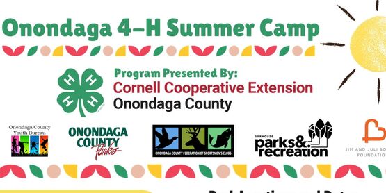 Onondaga 4-H Summer Camp Flyer