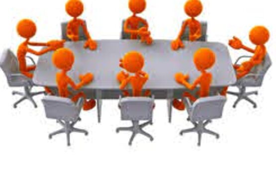 figures around table