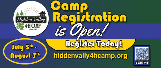 2026 Hidden Valley Camp Season Banner