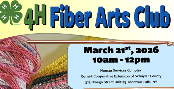 Fiber Arts Banner for March