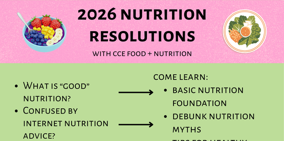 nutrition resolutions workshop flyer