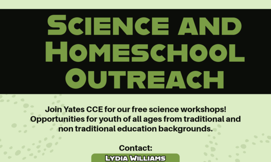 Science and Homechool Outreach Program from Yates CCE