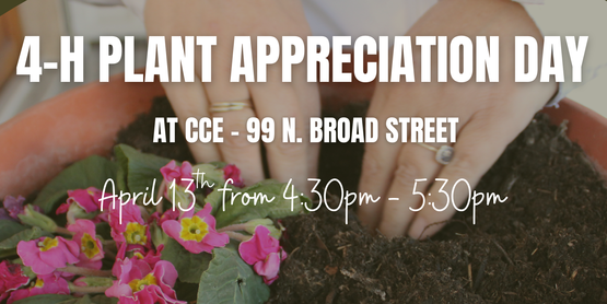 4-H Plant Appreciation Day Flyer