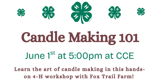 Candle Making 101 Flyer