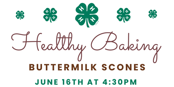 Healthy Baking - Buttermilk Scones Flyer