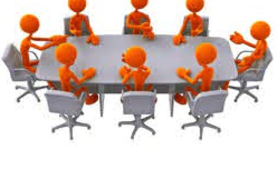 figures around table