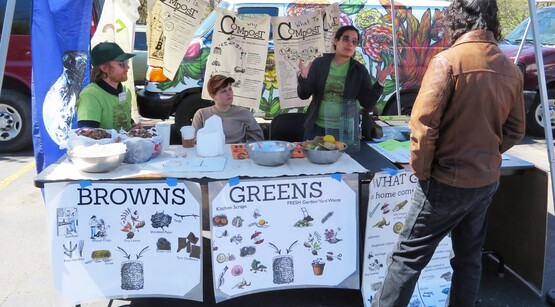 Basics Booth at the Compost Fair