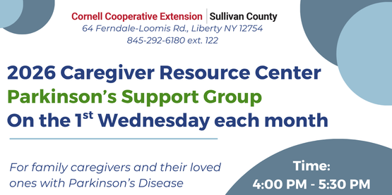 Parkinson's Support Group 2026 Flyer