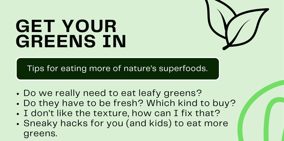 get your greens in flyer
