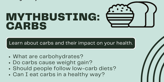 mythbusting carbs flyer