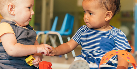 toddlers playing