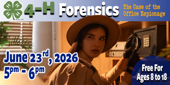 4-H Forensics Banner 