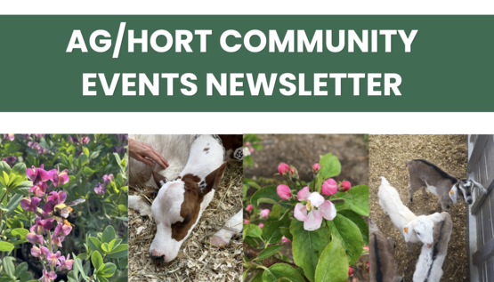 AgHort Community Events Newsletter Header