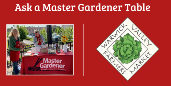 Ask a Master Gardener Table
Warwick Valley Farmers' Market