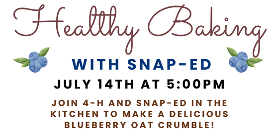 SNAP-ED and 4-H Healthy Baking