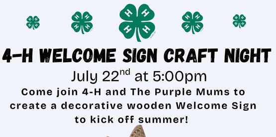Craft Night Flyer