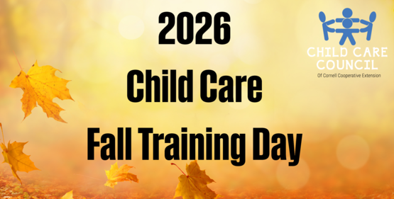 2026
Child Care 
Fall Training Day