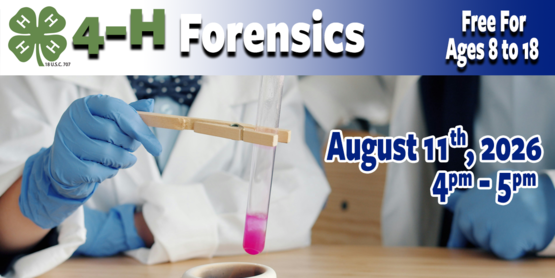 4-H Forensics- August Edition