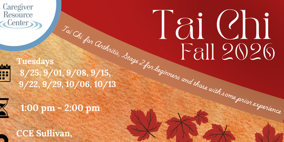 Tai Chi Fall 2026 Flyer