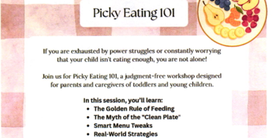 Picky Eating 101- September 1st
