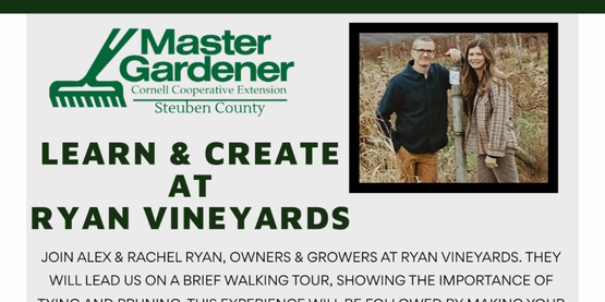 Learn and Create at Ryan Vineyards