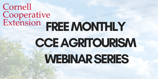 CCE Statewide Agritourism Webinar Series