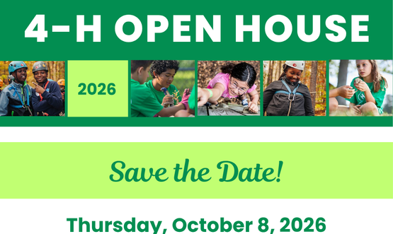 4H Open House 2026 banner