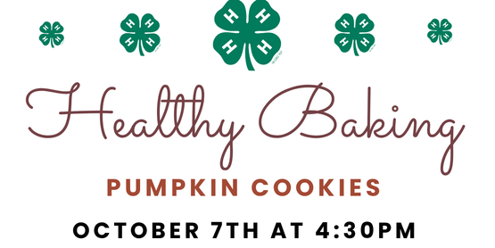 4-H Healthy Baking - Pumpkin Cookies 