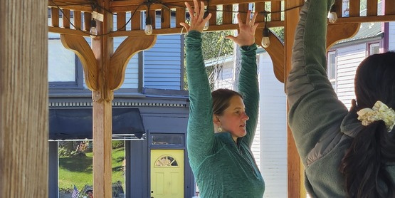 Yoga in the park Stamford 