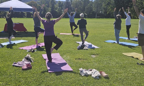 Yoga in the park Walton NY 