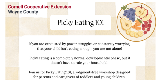 Picky Eating 101- Oct 14th 